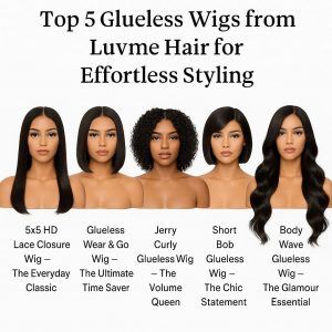 Top 5 Glueless Wigs from Luvme Hair for Effortless Styling